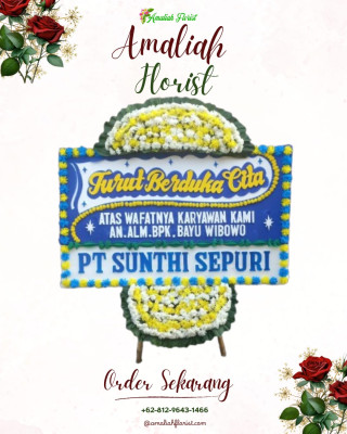 Papan Bunga Duka di Batu Plat